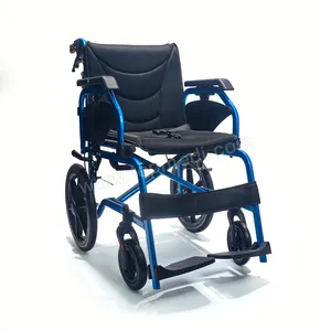 快適なシートクッション付き医療リハビリテーションポータブルデザイン手動車椅子