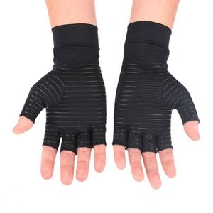 Guantes de Compresión de Medio Dedo para Artritis Reumatoide, Spandex Antideslizante, Unisex, para Gimnasio, Ciclismo, Alivian el Dolor de Manos y Dedos, Uso en Exteriores - Product Image 4