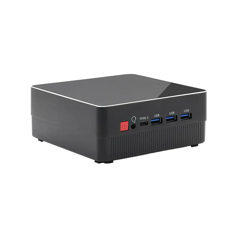 YCTipc e R5 5500U R7 5700U mini pc ndr4 M.2 2280 NVME 2.4G + 5G wifi dual 2.5G lan 1HD-MI 2DP 1 tipo c pc da gioco