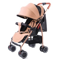 Poussette double de voyage légère de haute qualité pour les tout-petits