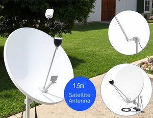 Antenne parabolique de bande C/KU/tv/wifi/voiture Tv/3g/hd Tv Prime Focus Fullset Paraboloid antenne extérieure et récepteur - Product Image 5