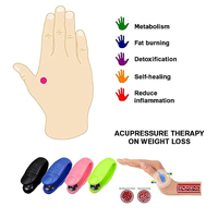 2024 usine en gros Tiger Point Acupuncture Clip magnétique pouce masseur pour la douleur à la main nouvel outil de Massage des mains en plastique