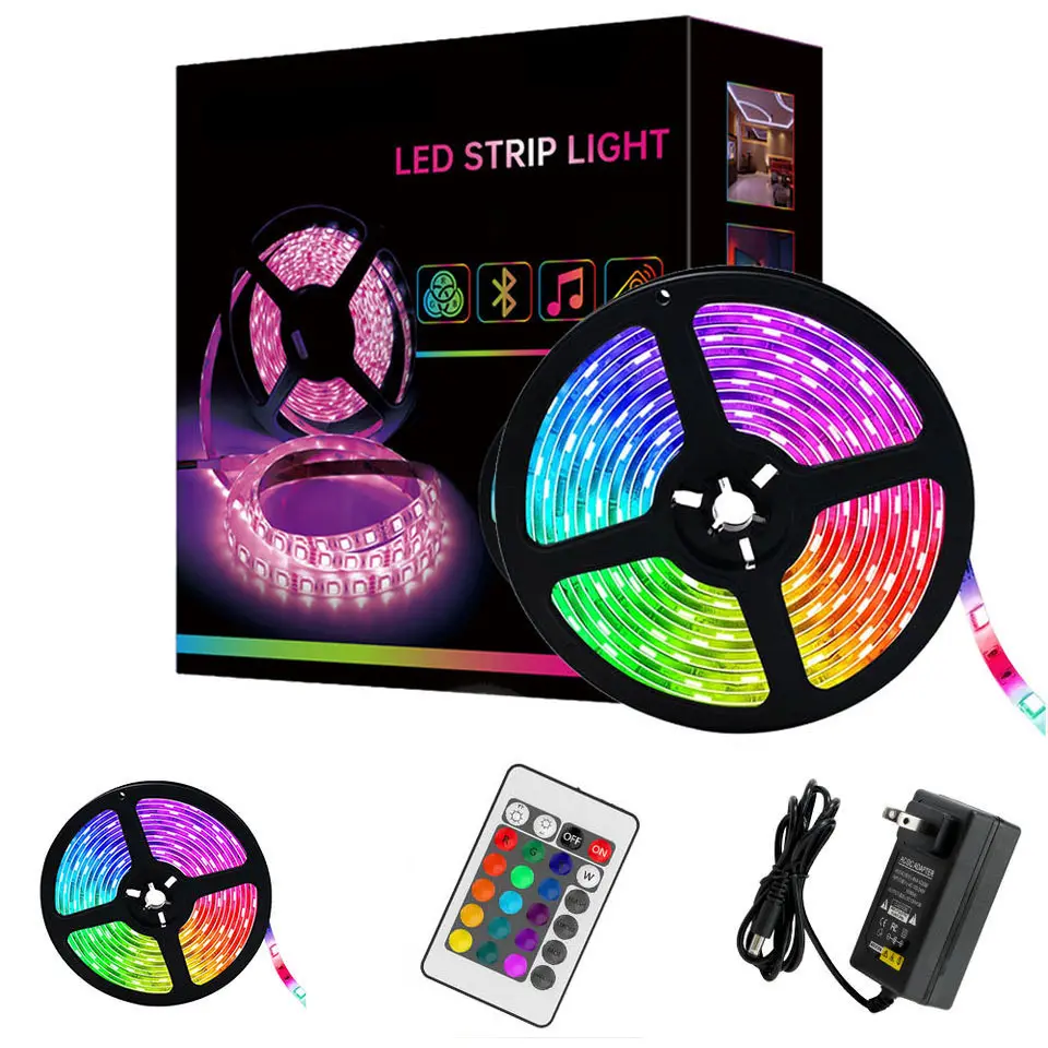 Inteligente de luz de tira barra de luz led luces led para habitacion rgbic Smart led strip