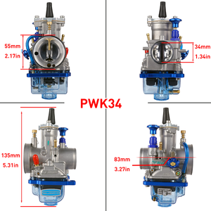 PWK PWK28 PWK30 PWK32 PWK34 야마하 가와사키 스즈키 혼다 레이싱 플랫 슬라이드 탄수화물에 대한 <span class=keywords><strong>Keihin</strong></span> 교체 용 기화기 - Product Image 6