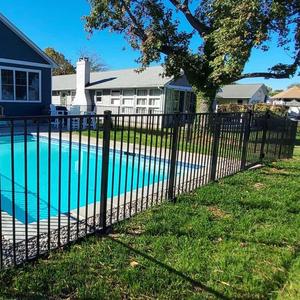 चीन आपूर्तिकर्ता औद्योगिक लौह उद्यान बाड़ पैनल बाहरी गोपनीयता धातु फ्लैट शीर्ष बाड़ पाउडर-लेपित जस्ता स्टील वर्ग पाइप - Product Image 3