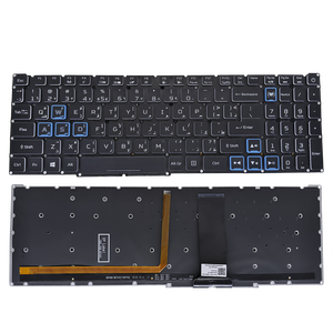 AR <span class=keywords><strong>Arabic</strong></span> với RGB đèn nền máy tính xách tay bàn phím cho Acer Triton 300 ph315 AN517-51-52ED AN715-51 PH317-53 PH315-52 aebklu030 - Product Image 1