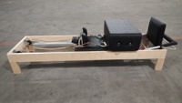 Machine de Pilates Reformer Classique en Bois d'Érable Réglable pour Studio de Pilates, Marque OBG, Exercice Multifonctionnel pour le Renforcement du Tronc