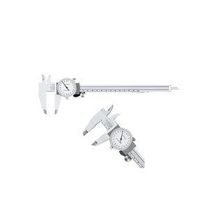 <span class=keywords><strong>0</strong></span>-200 Industrieel Gebruik Koolstofstalen Band Horloge Remklauw <span class=keywords><strong>0</strong></span>-150Mm Hoge Precisie Meter Nonius - Product Image 1