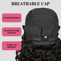 Perruque de cheveux humains Real Remy Afro Curls Deep 30 avec Bangs European Bouncy 300 Virgin Closure High Quality 100 Perruque de cheveux humains