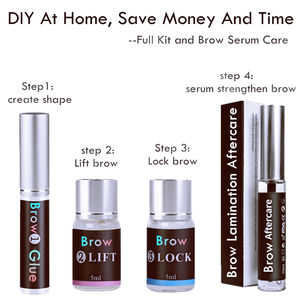 <span class=keywords><strong>Laminazione</strong></span> sopracciglia, Lifting sopracciglia, sollevamento sopracciglia durata 6 settimane 6 applicazioni <span class=keywords><strong>Kit</strong></span> portatile Curling Perming con trattamento post-assistenza - Product Image 3