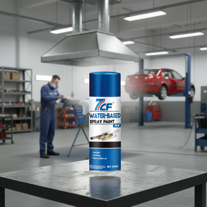 Pintura <span class=keywords><strong>en</strong></span> Aerosol Acrílica Ecológica de Base Acuosa de 400 ml <span class=keywords><strong>para</strong></span> Autos, Metal y Madera, Fabricante Chino 7CF - Product Image 3