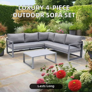 Moderno al aire libre muebles de hotel esquina chaise lounge sofá conjunto para sala de estar patio Parque uso - Product Image 3