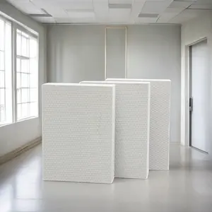 Placas de alto densidade do bloco de silicato de cálcio do Oem de 10mm 25mm 120mm para o painel de parede exterior no tamanho cortável