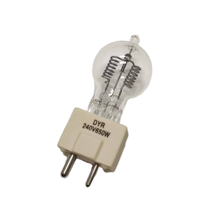 <span class=keywords><strong>DYR</strong></span> 240V 650W GZ9.5 Bombilla halógena de vidrio de cuarzo óptico fotográfico para uso en escenario y estudio - Product Image 1