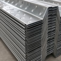 Poutre en acier galvanisé à pont ouvert pour bâtiments préfabriqués à l'étranger, renforcement du béton, durable, livraison rapide