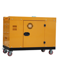 Superleiser Tragbarer 5kVA 8kW 10kW Luftgekühlter Dieselgenerator mit Autostart 50Hz CE-Zertifiziert Fernbedienungsoption