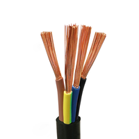 H07RN-F Mehradriges Kupfer-Gummi-Stromkabel 4 Adern 1,5mm Hochleistungs-Flexibles Freileitungskabel Wetterfest für Fischteiche