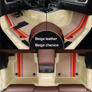 Custom Auto Accessory Car Mats 4 Pieces Tapis Voiture Universel Floor Mats Car Luxury Floor Mat
