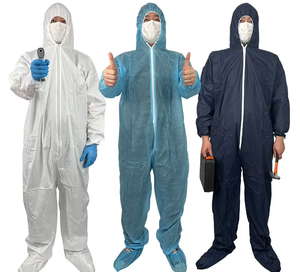 Eos disinfettante in materiale <span class=keywords><strong>Non</strong></span> tessuto chirurgico monouso abbigliamento di sicurezza per abiti isolanti con polsino elastico resistente al fluido - Product Image 2