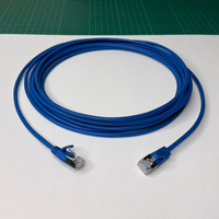 Kabel Ethernet DTECH DT-CAT8-B Cat8 RJ45 LSHZ 2000MHz F/FTP Patch Cord untuk Router PC