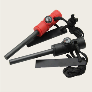 Survival <span class=keywords><strong>Spark</strong></span> Magnesio Supervivencia Multifunción Brújula Silbato Arrancador de fuego - Product Image 3