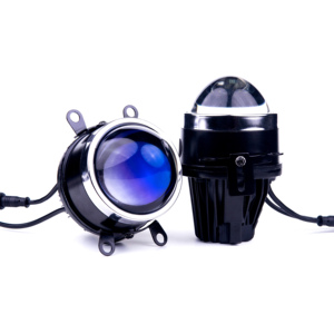 High-Power 3 Inch Tri-Color <strong>LED</strong> Fog Light Bulb Blue Lens 12V Projector Lens Fog <strong>Lamp</strong> for Cruze Cars 90W 6000K Color Temperature - Product Image 2