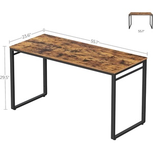 La migliore vendita di legno scrivania per l'home Office rettangolare tavolo da studio Computer <span class=keywords><strong>con</strong></span> 8 Hooksfor salotto T0926 - Product Image 6