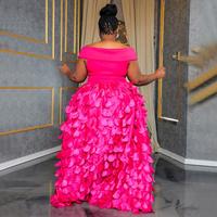 HO Produit le plus vendu chez les dames grande taille vêtements pour femmes taille haute minceur robes de soirée grande taille pour femme