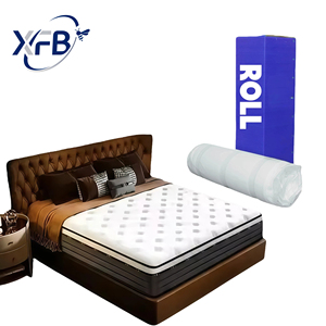 Queen Size Pocket Spring Matratze <span class=keywords><strong>Memory</strong></span> <span class=keywords><strong>Foam</strong></span> Luxushotel Home Roll Verpackt Anti-Bakterien Anti-Milbe Atmungsaktives Kühl material - Product Image 1