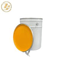 Couvercle en fer blanc à anneau de verrouillage à levier, à ouverture facile et anti-déversement, avec logo personnalisé, pour seaux métalliques de 18L et 20L pour peinture et produits chimiques