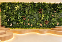 Décoration de plafond en plantes vertes artificielles, faux plafond, plantes suspendues artificielles, feuilles d'arbres, vigne décorative