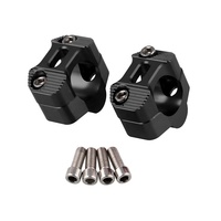 Klem Stang Motor Aluminium CNC, Klem Riser Stang Sepeda Motor, Aluminium 7/8 "22Mm 28Mm Universal
