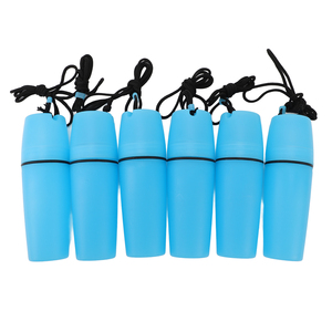 Lot de 6 bouteilles étanches portables en ABS pour kayak, avec corde de suspension, pour la plongée, le snorkeling et le surf - Product Image 2