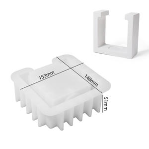 Molde <span class=keywords><strong>de</strong></span> soporte <span class=keywords><strong>de</strong></span> candelita hexagonal <span class=keywords><strong>de</strong></span> arco cuadrado, quemador <span class=keywords><strong>de</strong></span> aceite esencial, molde <span class=keywords><strong>de</strong></span> silicona para hormigón, molde <span class=keywords><strong>de</strong></span> fundición <span class=keywords><strong>de</strong></span> cera <span class=keywords><strong>de</strong></span> cemento <span class=keywords><strong>de</strong></span> yeso - Product Image 6