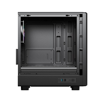 Casing Komputer Gaming Tecnomall Kaca Temper Berkualitas Tinggi dengan Filter Debu Magnetik MAtx untuk Desktop