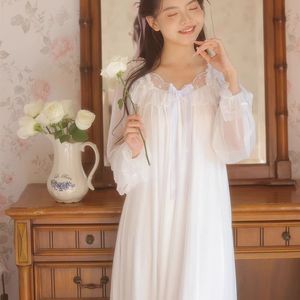 <span class=keywords><strong>Camicia</strong></span> <span class=keywords><strong>da</strong></span> <span class=keywords><strong>Notte</strong></span> Primaverile Estiva 2025 Stile Principessa Dolce Taglie Forti per Ragazze Giovani e Curvy - Product Image 4