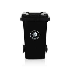Contenedor de <span class=keywords><strong>Basura</strong></span> de Plástico de 360 Litros con Ruedas y Pedal - Contenedor de <span class=keywords><strong>Basura</strong></span> Comercial para Oficina, Centro Comercial y Áreas Públicas - Product Image 3