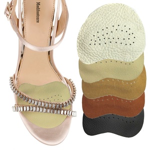 Inserts de coussin de talon avant-pied en cuir Coussinets de coussin boule de pied Coussinets anti-chaussures Protecteurs de semelle de chaussure adhésifs - Product Image 1
