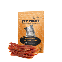 Snacks de Carne Pura Seca al Aire para Perros, Pato con Alto Contenido de Proteínas, Recompensa para el Ejercicio, Masticables para Fortalecer los Músculos