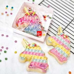 Lixsun nouveau plastique trois pièces 3D ours moule PET transparent chocolat glaçage fondant biscuit gâteau moule pour bricolage outils de cuisson - Product Image 4