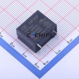 HF32F/012-HSL3(555) Power Relay Through hole,10.2x18.4mm 12V 1 Normally Open: 1A (SPST-Normally Open)::: 4 3A-30VDC/3A-250VAC - Product Image 1