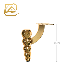 Wholesale 15cm Gold Metal <b>Sofa</b> <b>Leg</b> <b>for</b> Sectional <b>Sofa</b> Feet and Furniture - Product Image 4