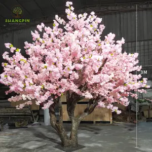 Faux arbre de fleurs de cerisier de 3 mètres de hauteur