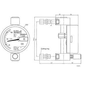 เครื่องวัดพื้นที่แบบแปรผันโลหะ Yokogawa Rakd รุ่นดั้งเดิม Rakd41 คุณภาพสูง - Product Image 6
