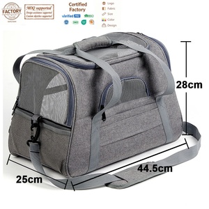 Bolsa de Transporte <span class=keywords><strong>para</strong></span> Mascotas Personalizable con Logotipo/Color, Bolsa de Viaje Resistente y Portátil con <span class=keywords><strong>Cinturón</strong></span> de Seguridad <span class=keywords><strong>para</strong></span> Auto y Correa <span class=keywords><strong>para</strong></span> Equipaje, Bolsa Multifuncional <span class=keywords><strong>para</strong></span> Mascotas - Product Image 4