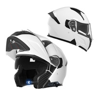 Casque modulaire ABS à visière ouverte en vente chaude, état neuf, pour accessoires de motocross et de cyclisme Bluetooth, casque rabattable, fabrication de casques