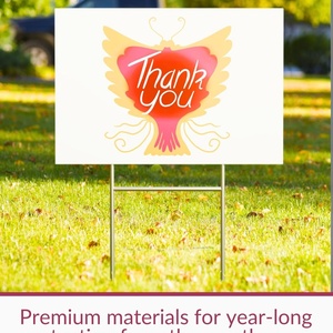 Panneau de jardin double face personnalisé avec piquet en H pour impression UV, idéal pour les événements sportifs en plein air, les jardins et les parcs d'attractions - Product Image 2