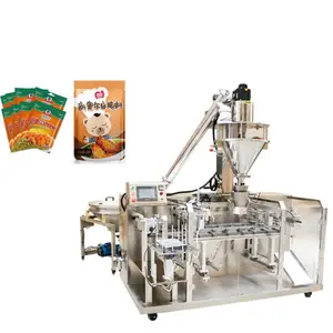 Multi Function Self-supporting bag Stand Up Doypack Zipper Premade Giving Bag Packaging Machine