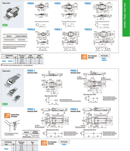 Zcpkws स्टेनलेस स्टील स्टैम्पिंग टूलबॉक्स केस मिनी टॉगल लैच स्टील क्लिप अन्य फास्टनरों - Product Image 3
