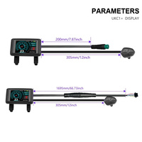 Accesorio para Bicicleta Eléctrica, Pantalla LCD de 36V-72V UKC1/UKC1+ a Color con Protocolo UART NO.2, Conector SM/Impermeable